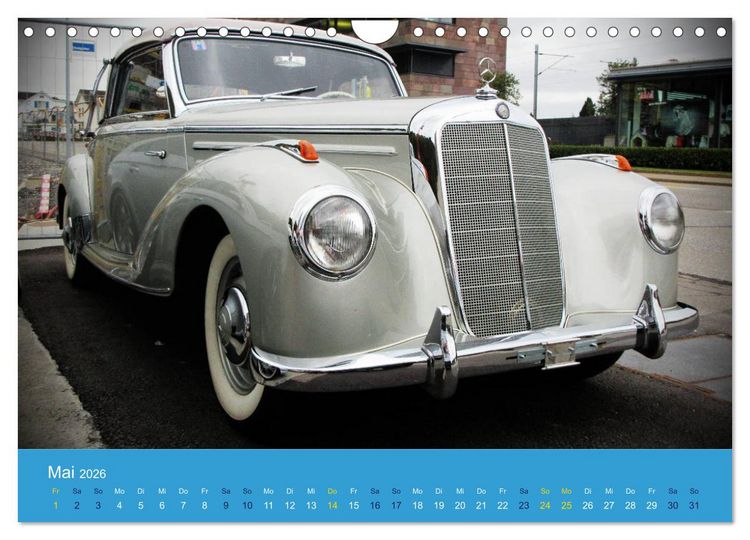 Produktbild: Mercedes Classics (Wandkalender 2026 DIN A4 quer), CALVENDO Monatskalender