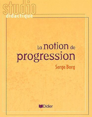 Produktbild: La notion de progression - livre