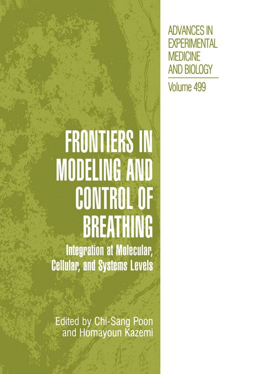 Produktbild: Frontiers in Modeling and Control of Breathing