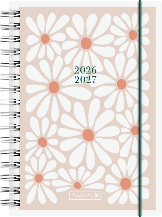 Produktbild: Sch&uuml;lerkalender 2026/2027 "Daisy" | A5, Kunststoff