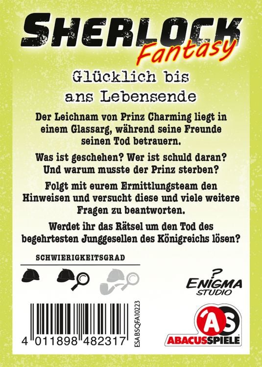 Produktbild: Sherlock Fantasy - Gl&uuml;cklich bis ans Lebensende