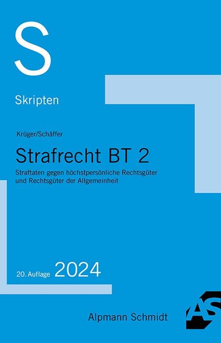 Produktbild: Skript Strafrecht BT 2