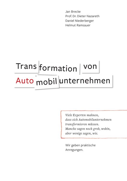 Produktbild: Transformation von Automobilunternehmen