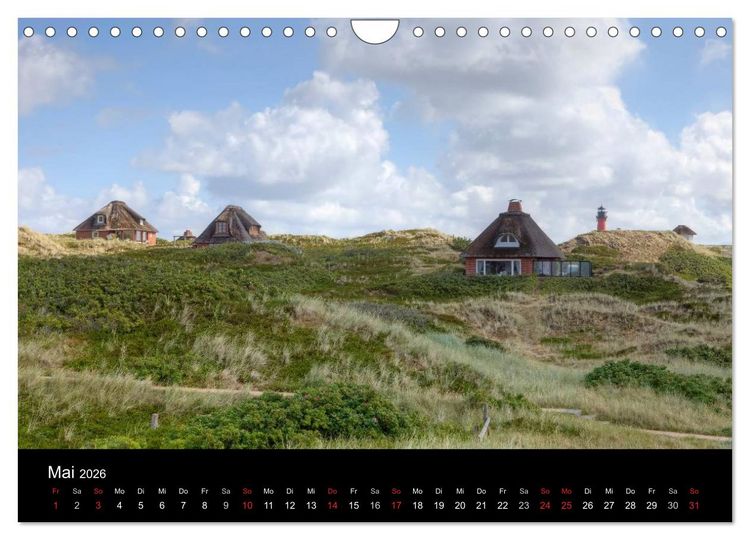 Produktbild: Sylt (Wandkalender 2026 DIN A4 quer), CALVENDO Monatskalender