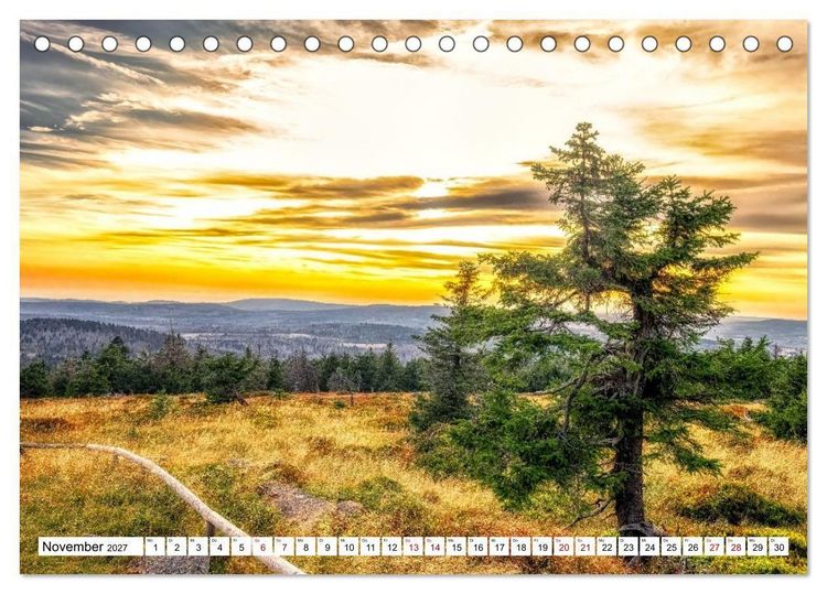Produktbild: Nationalpark Harz - Mythen, Bergbau und Hexen (Tischkalender 2027 DIN A5 quer), CALVENDO Monatskalender