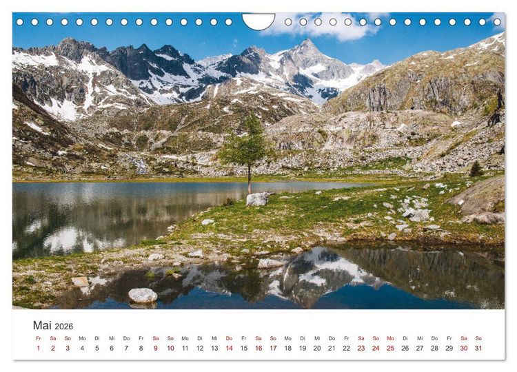 Produktbild: Alpensee - Wunder der Natur (Wandkalender 2026 DIN A4 quer), CALVENDO Monatskalender