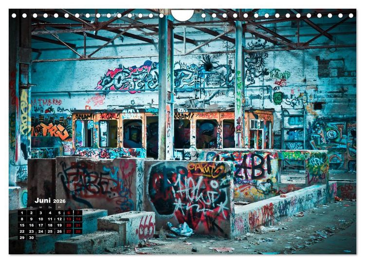 Produktbild: Verlassene Orte - Lost Places (Wandkalender 2026 DIN A4 quer), CALVENDO Monatskalender