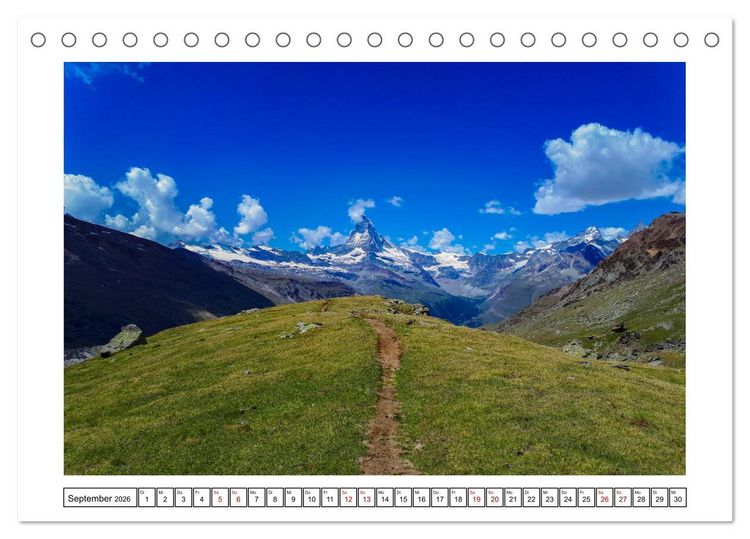 Produktbild: Alpenartig (Tischkalender 2026 DIN A5 quer), CALVENDO Monatskalender