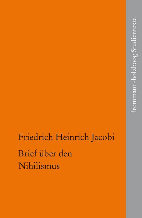 Produktbild: Brief &uuml;ber den Nihilismus