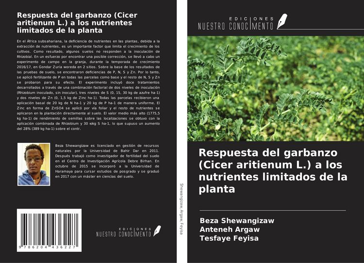 Produktbild: Respuesta del garbanzo (Cicer aritienum L.) a los nutrientes limitados de la planta