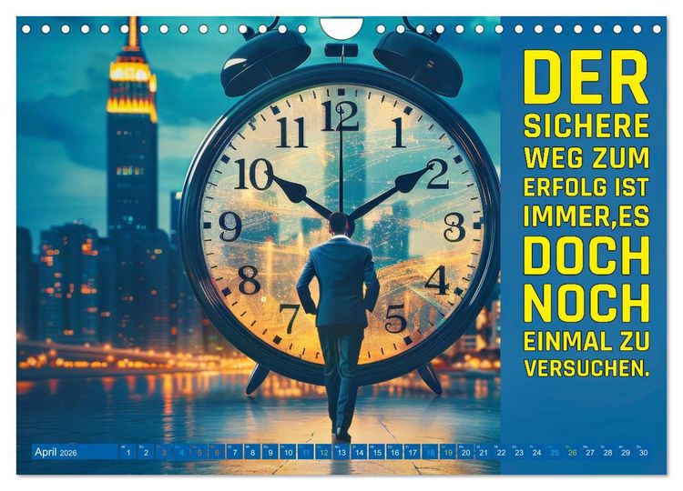 Produktbild: Im Flow der Zeit - im Hier und Jetzt (Wandkalender 2026 DIN A4 quer), CALVENDO Monatskalender