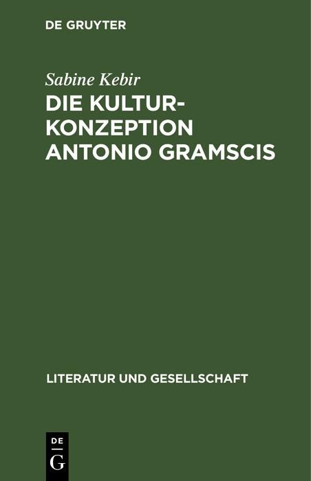 Produktbild: Die Kulturkonzeption Antonio Gramscis