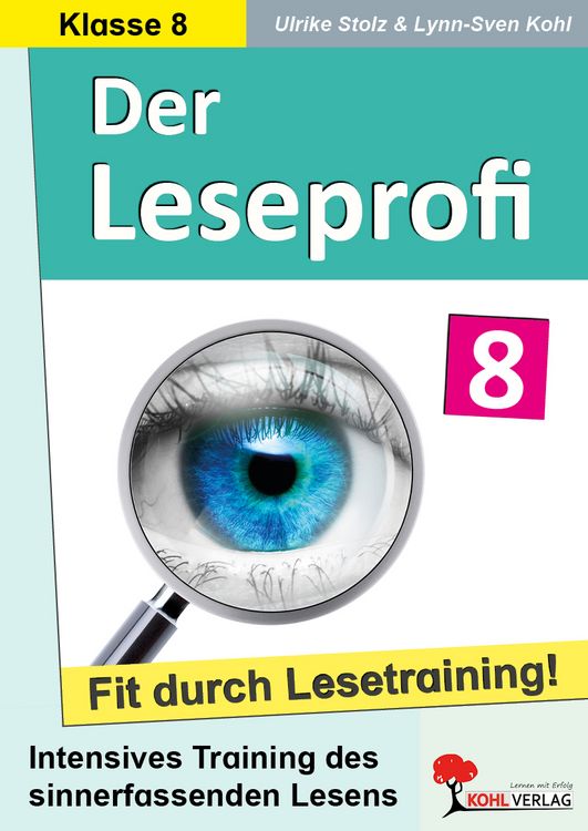 Produktbild: Der Leseprofi - Fit durch Lesetraining / Klasse 8