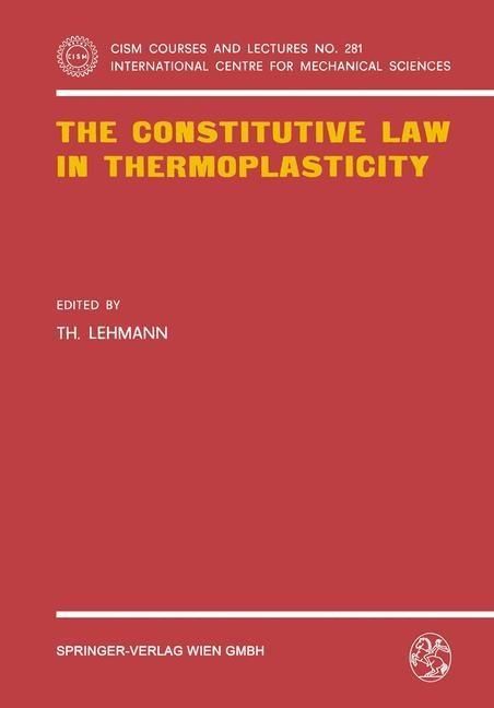 Produktbild: The Constitutive Law in Thermoplasticity