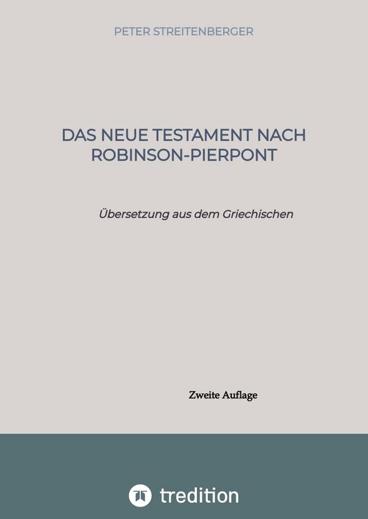 Produktbild: Das Neue Testament nach Robinson-Pierpont
