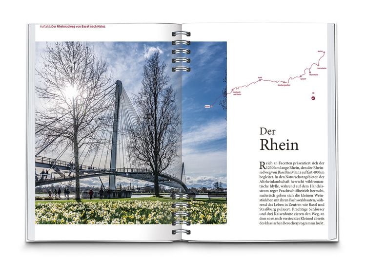 Produktbild: KOMPASS Radreisef&uuml;hrer Rheinradweg von Basel bis Mainz