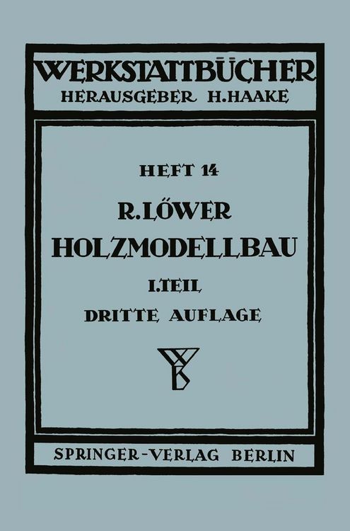 Produktbild: Der Holzmodellbau