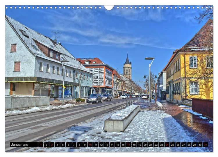 Produktbild: Balingen - ein visueller Streifzug durch die Stadt (Wandkalender 2027 DIN A3 quer), CALVENDO Monatskalender