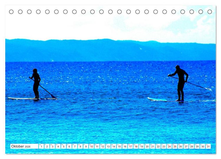 Produktbild: K&uuml;stenparadies - Noosa Nationalpark Australien (Tischkalender 2026 DIN A5 quer), CALVENDO Monatskalender