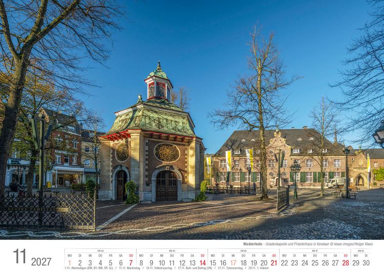 Produktbild: Niederrhein 2027 Bildkalender A3 Spiralbindung