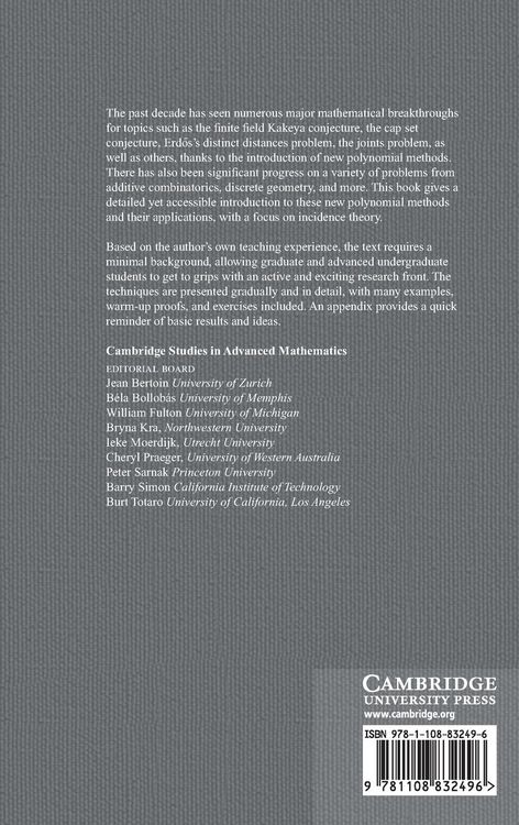 Produktbild: Polynomial Methods and Incidence Theory