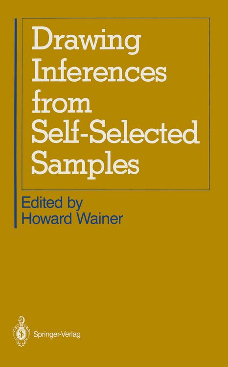 Produktbild: Drawing Inferences from Self-Selected Samples