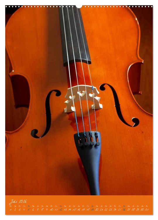 Produktbild: Geliebtes Cello (hochwertiger Premium Wandkalender 2026 DIN A2 hoch), Kunstdruck in Hochglanz