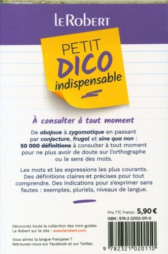 Produktbild: Petit Dico Indispensable