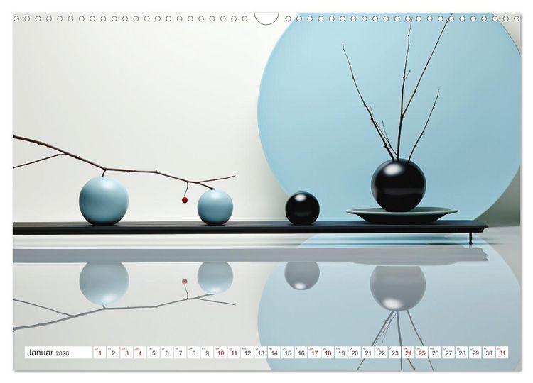 Produktbild: Einklang und Harmonie (Wandkalender 2026 DIN A3 quer), CALVENDO Monatskalender