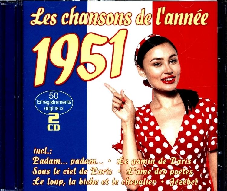 Produktbild: Les chansons de l'ann'e 1951