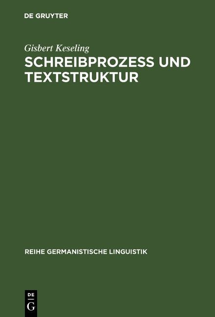 Produktbild: Schreibproze&szlig; und Textstruktur