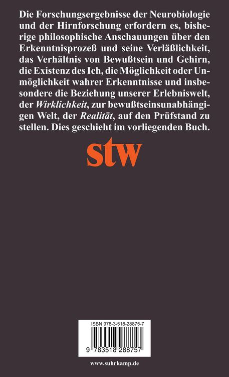 Produktbild: Das Gehirn und seine Wirklichkeit