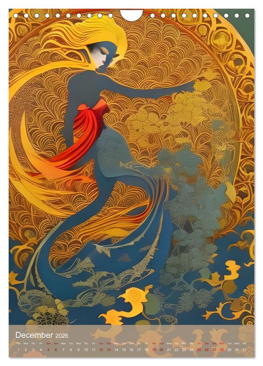 Produktbild: Hidden Beauty (Wall Calendar 2026 DIN A4 portrait), CALVENDO 12 Month Wall Calendar