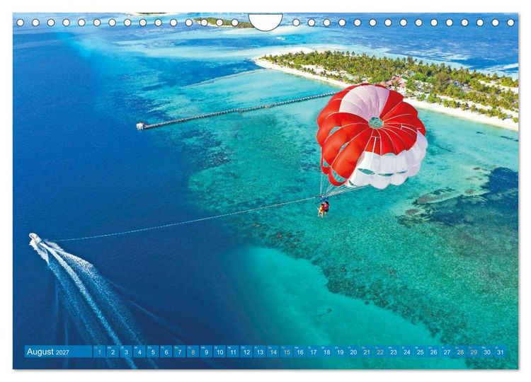 Produktbild: Reif f&uuml;r die Insel: Fernweh & Traumziele (Wandkalender 2027 DIN A4 quer), CALVENDO Monatskalender