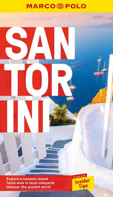 Produktbild: Santorini Marco Polo Pocket Travel Guide - with pull out map
