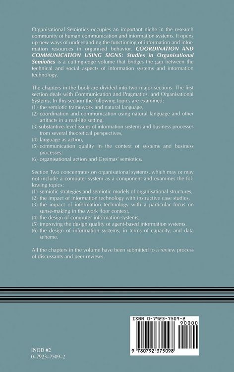 Produktbild: Coordination and Communication Using Signs