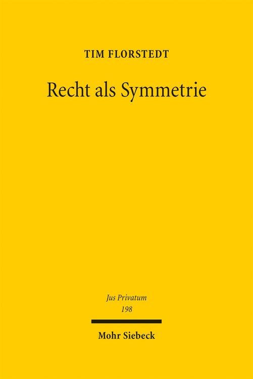 Produktbild: Recht als Symmetrie