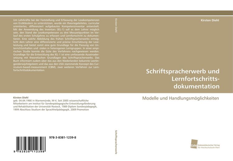 Produktbild: Schriftspracherwerb und Lernfortschritts-dokumentation