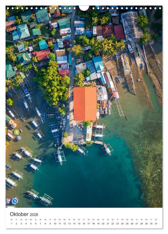 Produktbild: Philippinen - Ein wahres Inselparadies. (Wandkalender 2026 DIN A3 hoch), CALVENDO Monatskalender