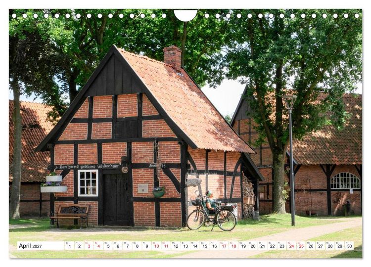 Produktbild: Radland Deutschland - Niedersachsen (Wandkalender 2027 DIN A4 quer), CALVENDO Monatskalender