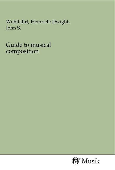 Produktbild: Guide to musical composition