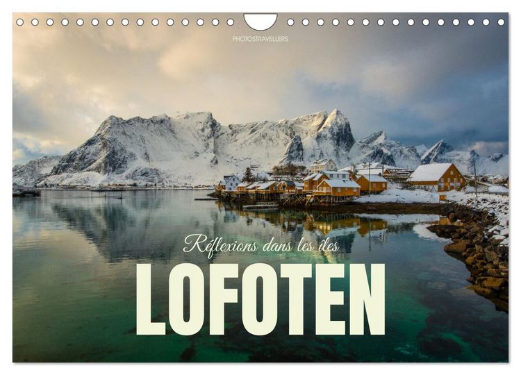 Produktbild: R&eacute;flexions dans les &icirc;les Lofoten (Calendrier mural 2026 DIN A4 vertical), CALVENDO calendrier mensuel
