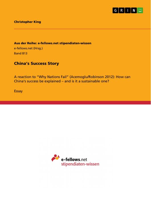 Produktbild: China's Success Story