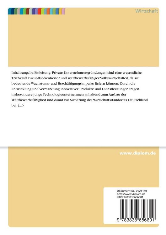 Finanzierungsmöglichkeiten für junge Technologieunternehmen