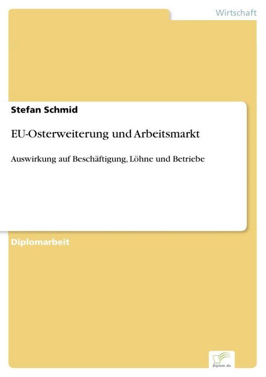 Produktbild: EU-Osterweiterung und Arbeitsmarkt