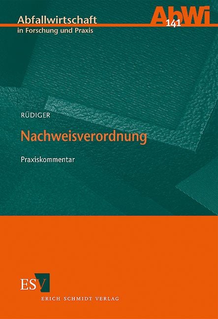 Produktbild: Nachweisverordnung