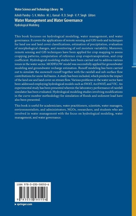 Produktbild: Water Management and Water Governance