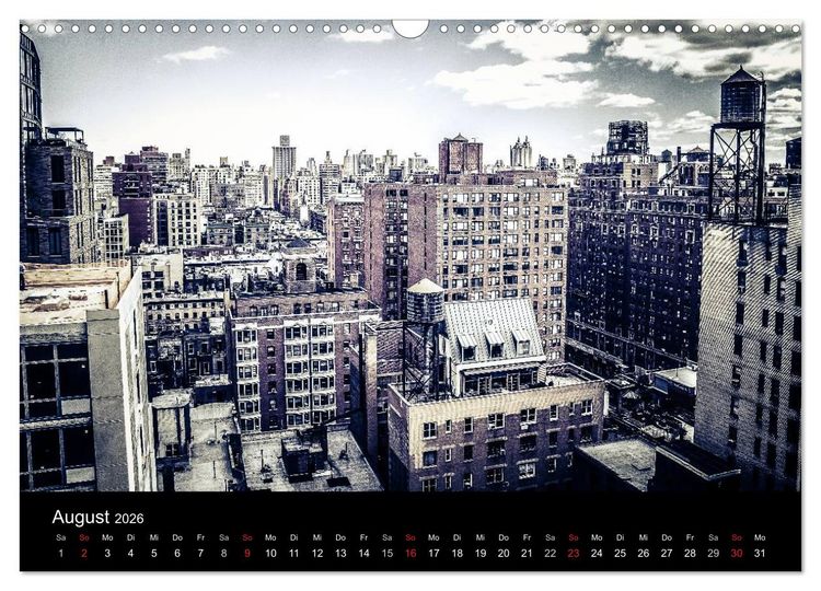 Produktbild: New York (Wandkalender 2026 DIN A3 quer), CALVENDO Monatskalender