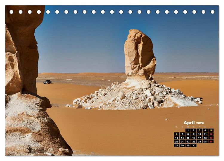 Produktbild: &Auml;gypten &ndash; westliche W&uuml;sten (Tischkalender 2026 DIN A5 quer), CALVENDO Monatskalender