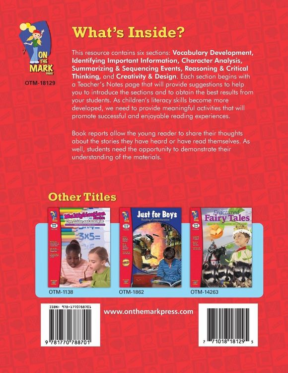 Produktbild: Book Reports Grades 3-4